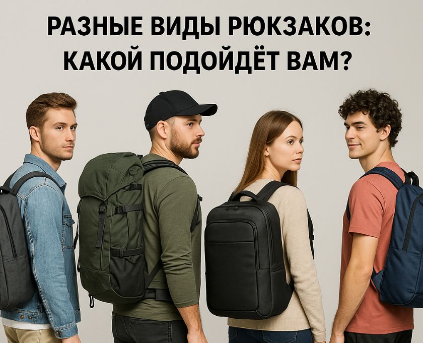 Разные виды рюкзаков